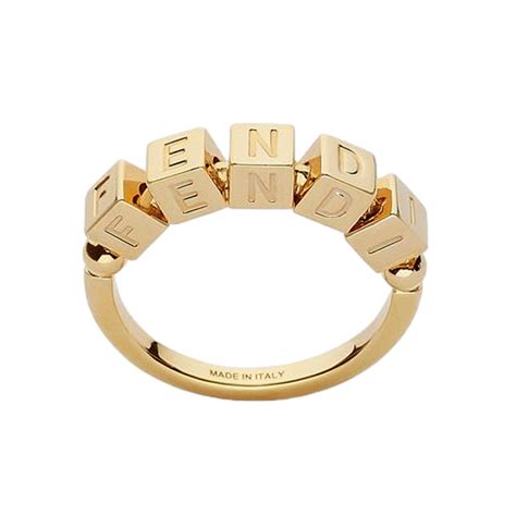 fendi rings gold|gold fendigraphy ring.